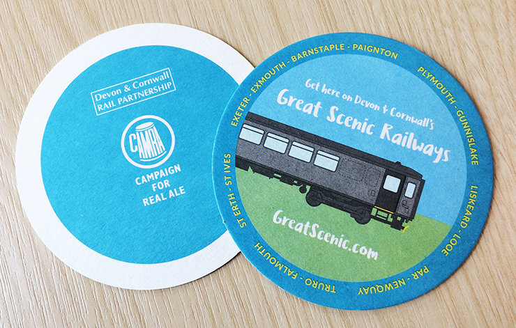 Great Scenic Railways beer mats
