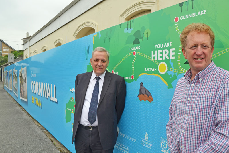 Saltash hoarding